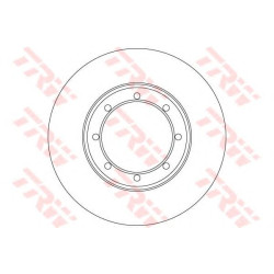 Kočioni disk TRW DF6372