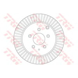 Kočioni disk TRW DF6385