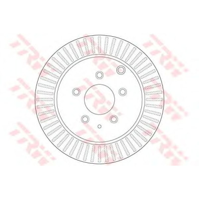 Kočioni disk TRW DF6385