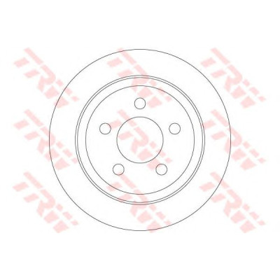 Kočioni disk TRW DF6386
