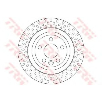 Kočioni disk TRW DF6387