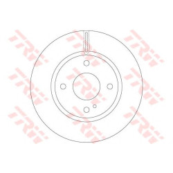 Kočioni disk TRW DF6399