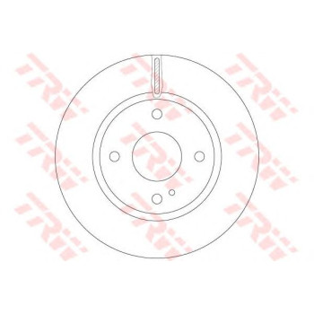 Kočioni disk TRW DF6399