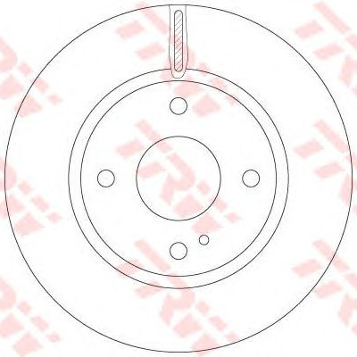 Kočioni disk TRW DF6399