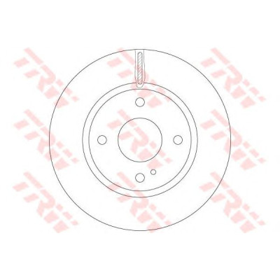 Kočioni disk TRW DF6399