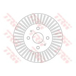 Kočioni disk TRW DF6407