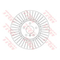 Kočioni disk TRW DF6408S