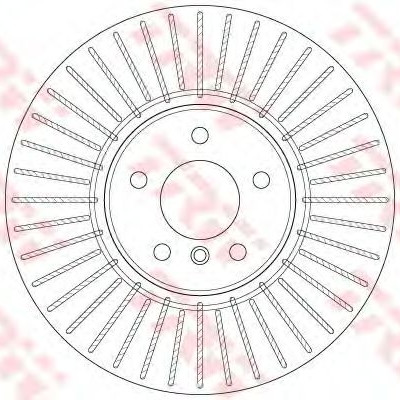 Kočioni disk TRW DF6408S