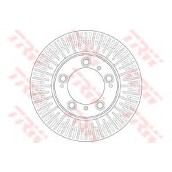 Kočioni disk TRW DF6411