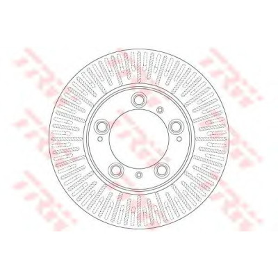 Kočioni disk TRW DF6411