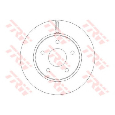 Kočioni disk TRW DF6415