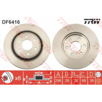 Kočioni disk TRW DF6416