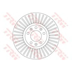 Kočioni disk TRW DF6419