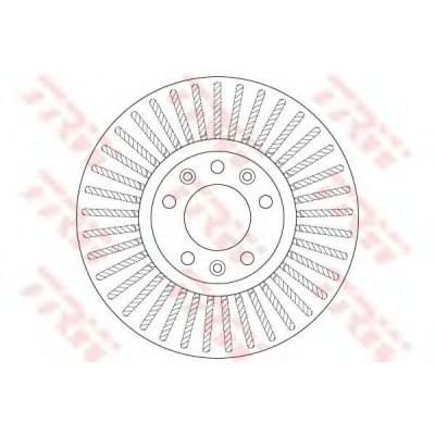 Kočioni disk TRW DF6419