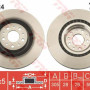 Kočioni disk TRW DF6424