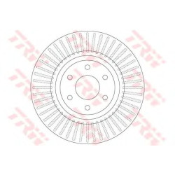 Kočioni disk TRW DF6425