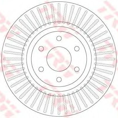 Kočioni disk TRW DF6425