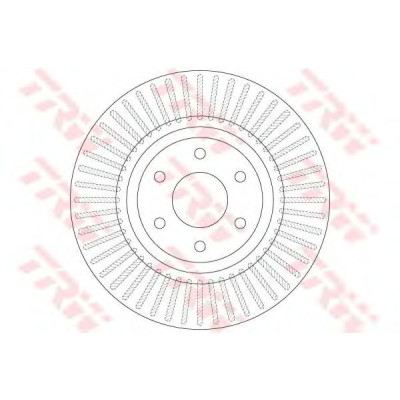 Kočioni disk TRW DF6425