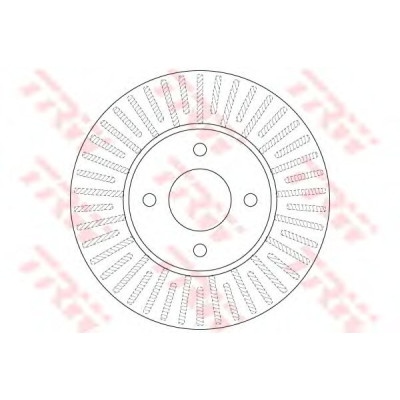 Kočioni disk TRW DF6430