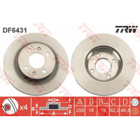 Kočioni disk TRW DF6431