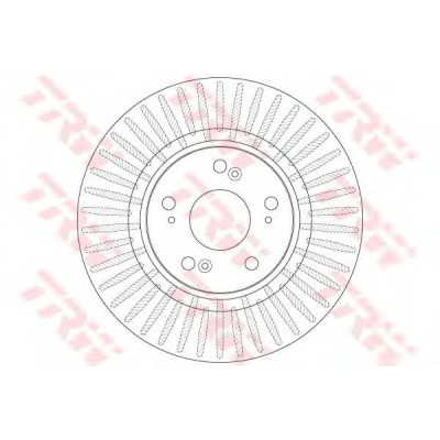 Kočioni disk TRW DF6432S