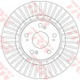 Kočioni disk TRW DF6432S