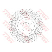 Kočioni disk TRW DF6433S