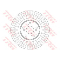Kočioni disk TRW DF6437