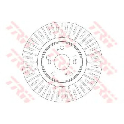 Kočioni disk TRW DF6437