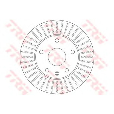 Kočioni disk TRW DF6441