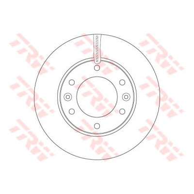Kočioni disk TRW DF6446