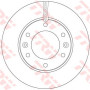 Kočioni disk TRW DF6446