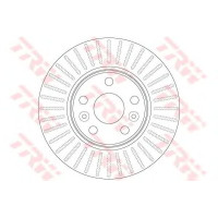 Kočioni disk TRW DF6448