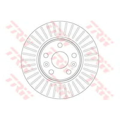 Kočioni disk TRW DF6448