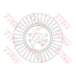 Kočioni disk TRW DF6449