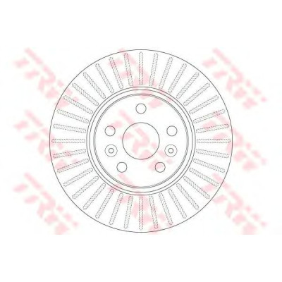 Kočioni disk TRW DF6449