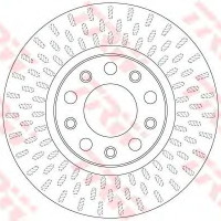 Kočioni disk TRW DF6450