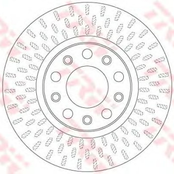 Kočioni disk TRW DF6450
