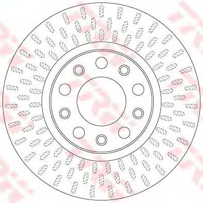 Kočioni disk TRW DF6450