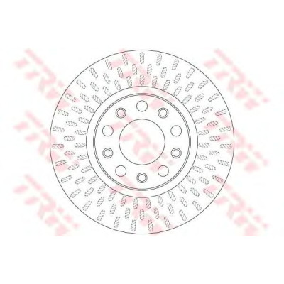 Kočioni disk TRW DF6450