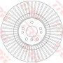 Kočioni disk TRW DF6456S