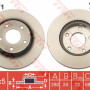 Kočioni disk TRW DF6471