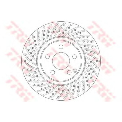 Kočioni disk TRW DF6477