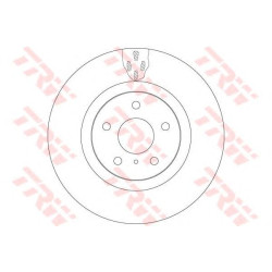 Kočioni disk TRW DF6480