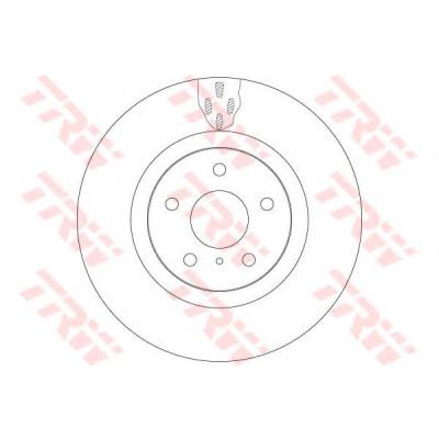 Kočioni disk TRW DF6480