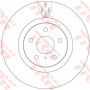 Kočioni disk TRW DF6480