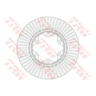 Kočioni disk TRW DF6481