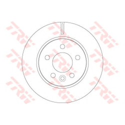Kočioni disk TRW DF6482