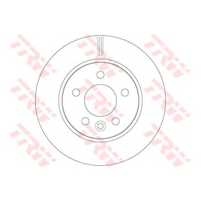 Kočioni disk TRW DF6482