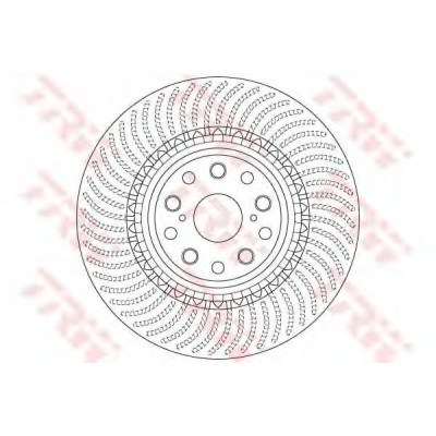 Kočioni disk TRW DF6488S